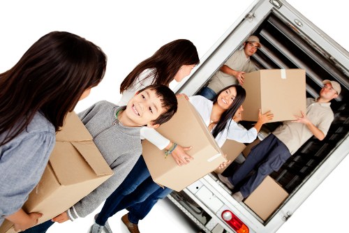 Furniture collection van ready for a Ruislip home pick-up