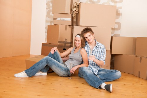 Local mover handling boxes and household items near Ruislip properties