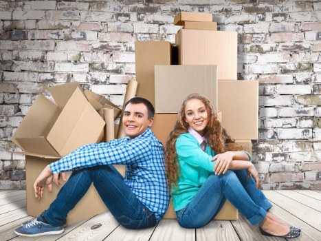 Removal team preparing a home move in Ruislip
