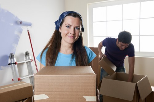 Careful furniture handling during a Ruislip house removal